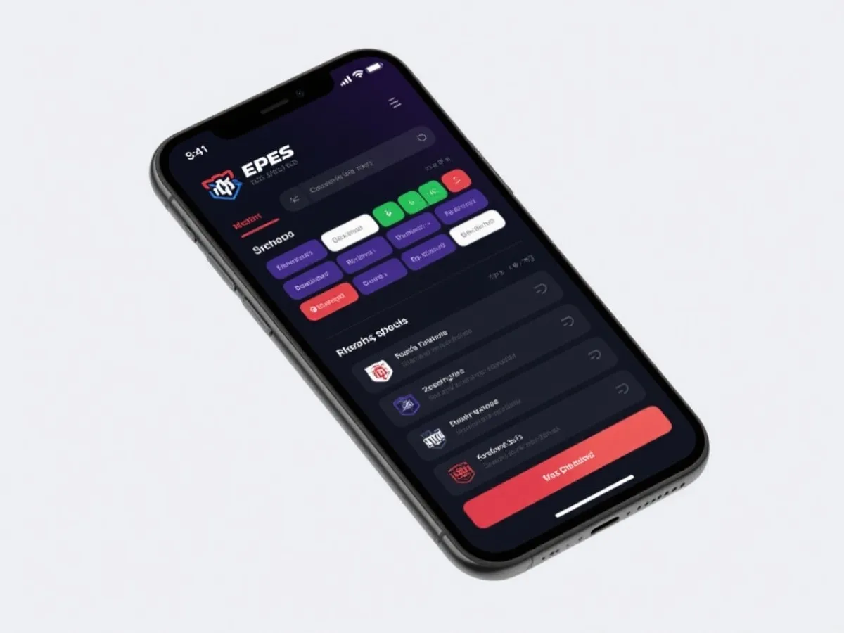 Android下载与赛程界面示意图